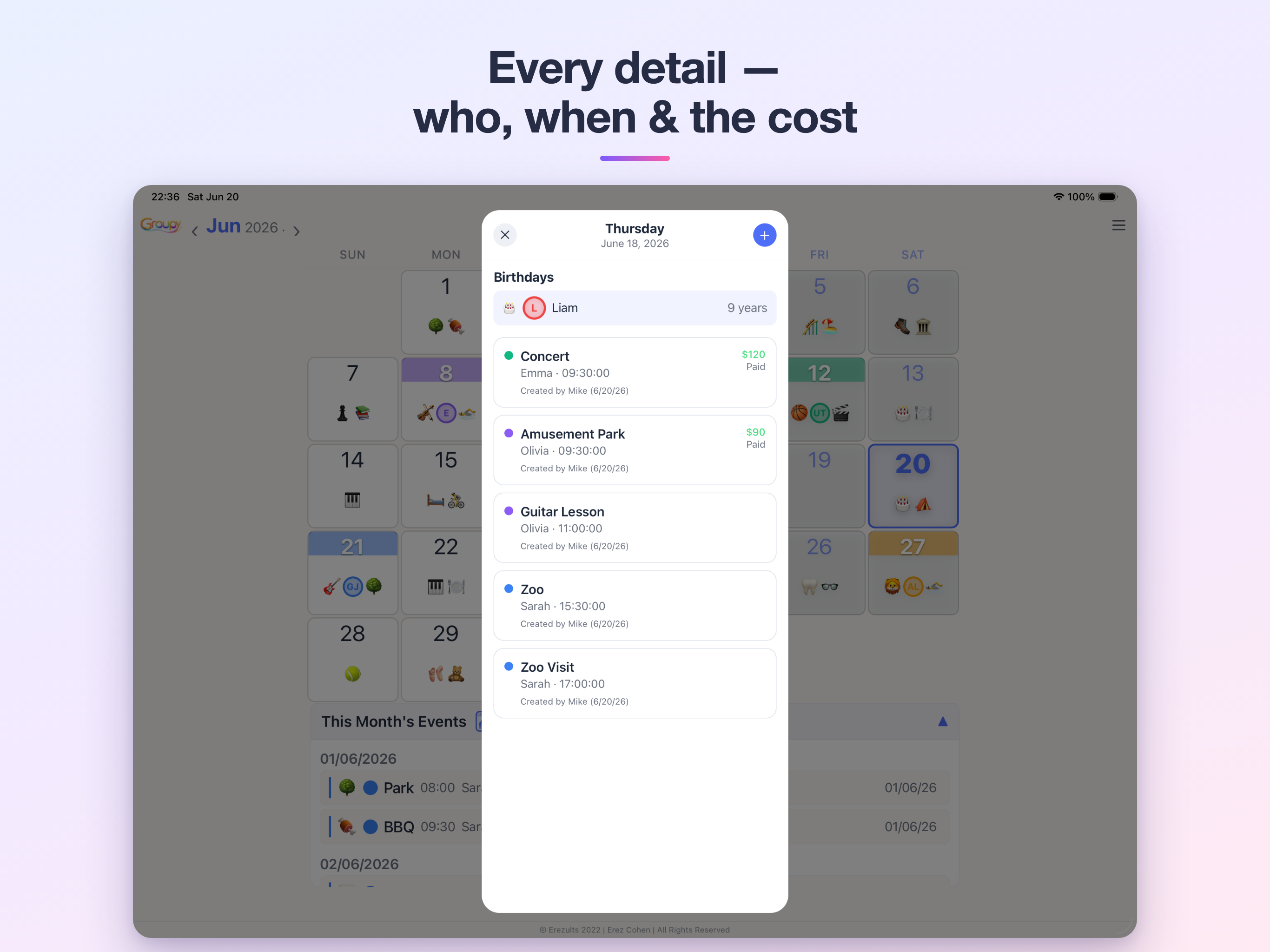 Groupy Calendar screenshot 12