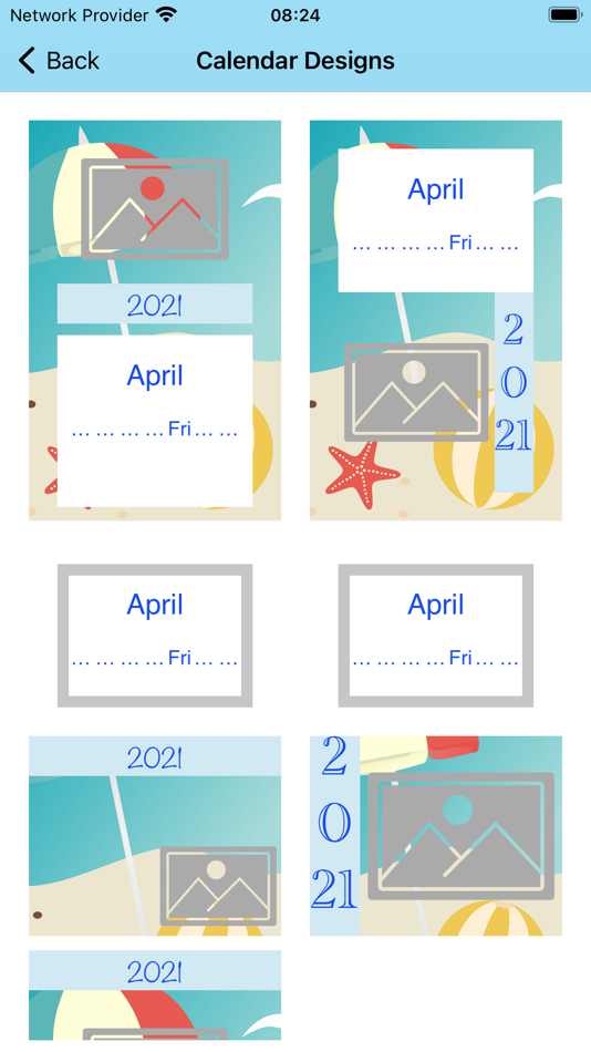 #3. Create Calendar With Photos (iOS) By: KoruApps
