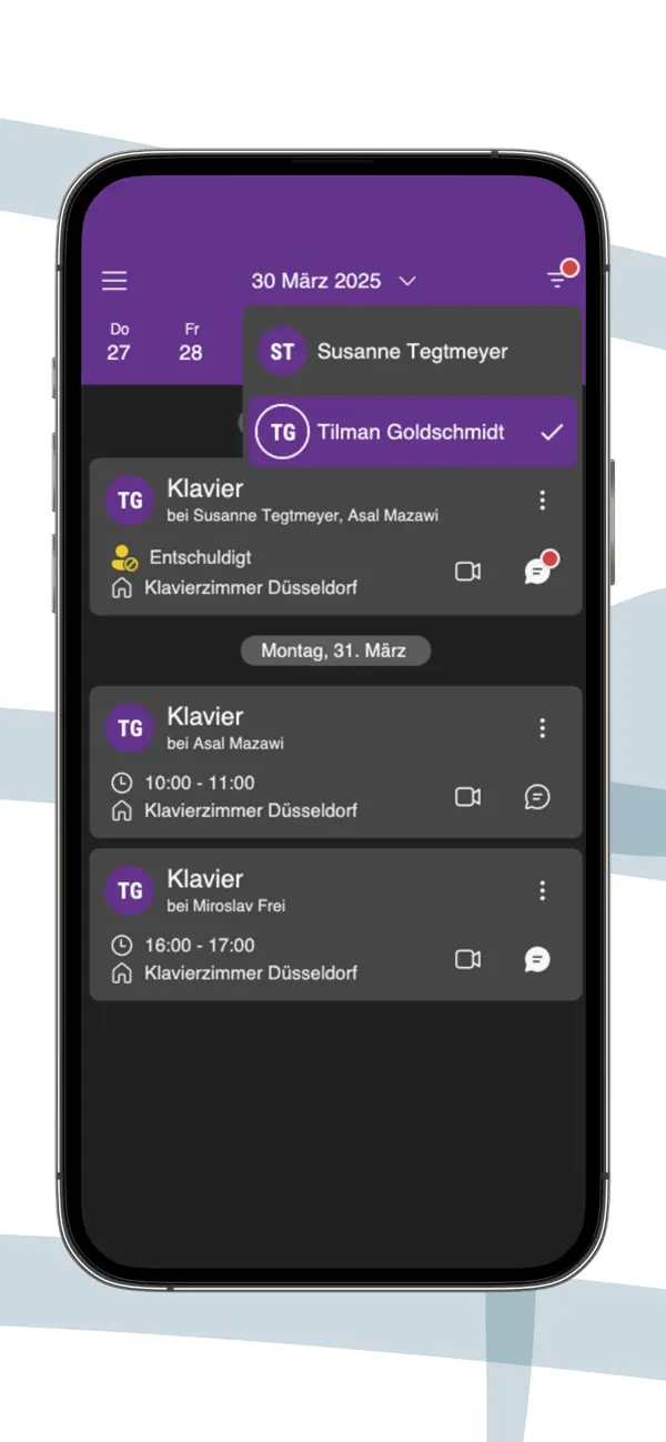 Screenshot #3 pour Musikschule NKV