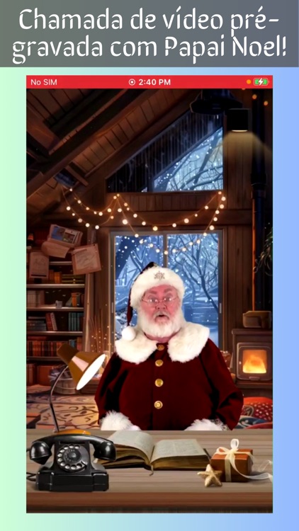 Ligar Papai Noel em Português