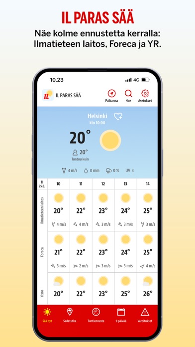 IL Paras Sää Screenshot