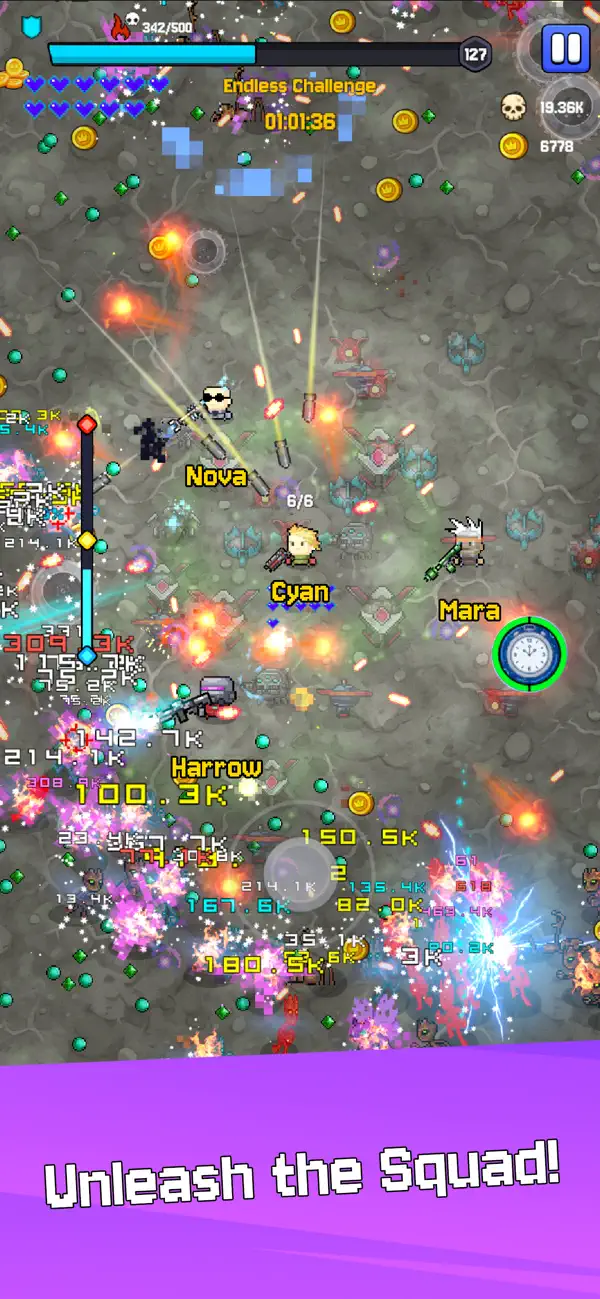 Crazy Gunner: Pixel Survivor iOS Mod IPA screenshot 2 - iOS game interface