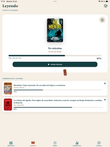 Niblio - Biblioteca y registro iPad screenshot 3