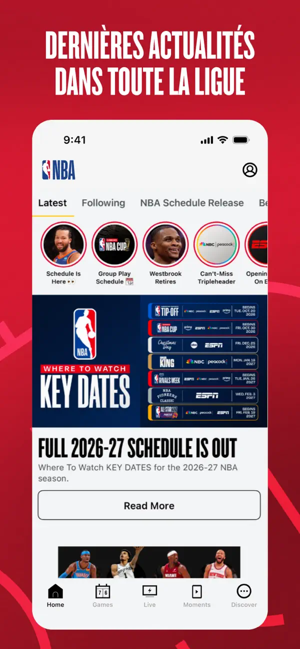 Screenshot #2 pour NBA Officiel : basket en live