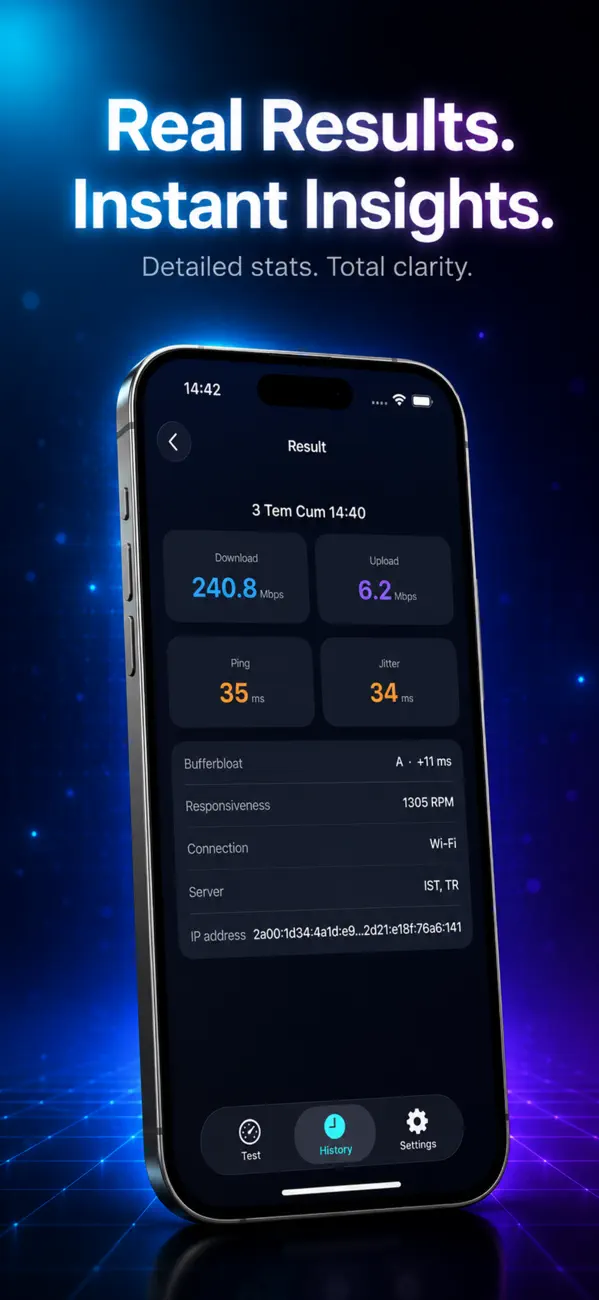 Universal Speed Test screenshot