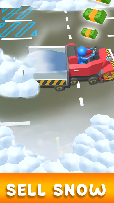 Snow Plow :  Snow Race Game Screenshot
