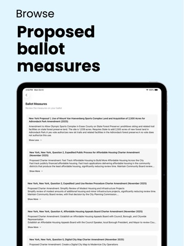 PollSee iPad screenshot