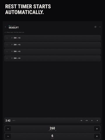 LiftJot: Gym Workout Log iPad screenshot