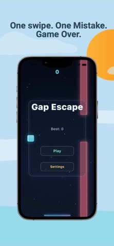 Gap Escape: Neon Runner Screenshot 1 of 4