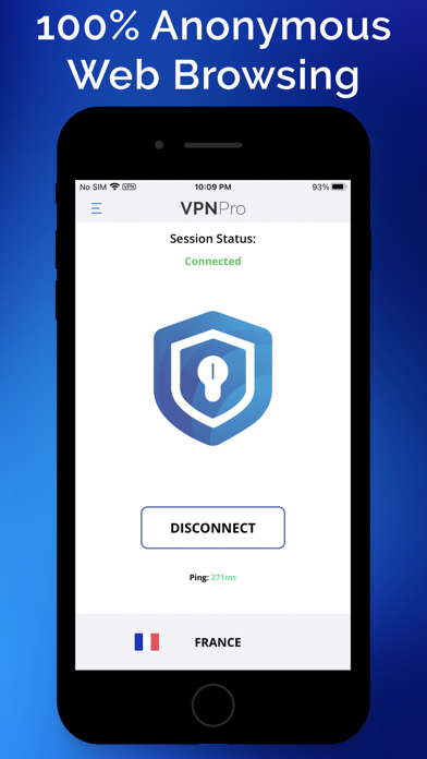 VPN Pro – Fast & Secure Proxy Screenshot 3 - AppWisp.com VPN Pro – Fast & Secure Proxy Screenshot 3 - AppWisp.com
