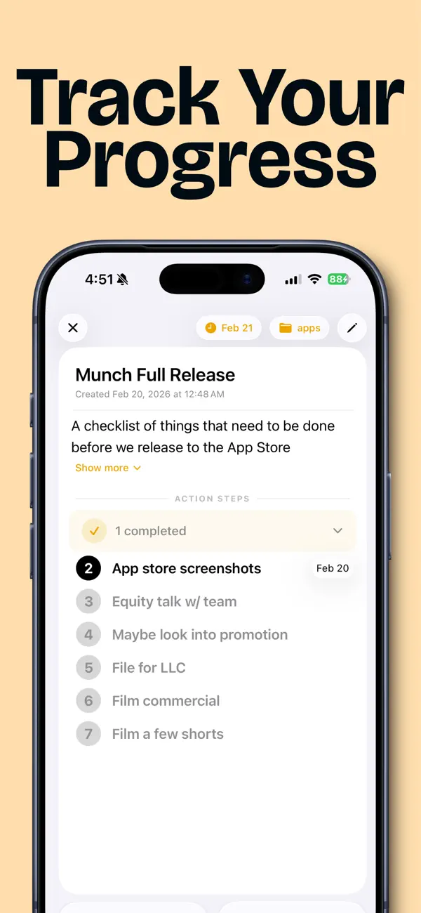 Screenshot #3 pour IdeaVault - Store Goals, Ideas