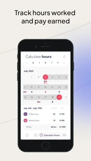 WorkTime: Shift Work Calendar screenshot 2