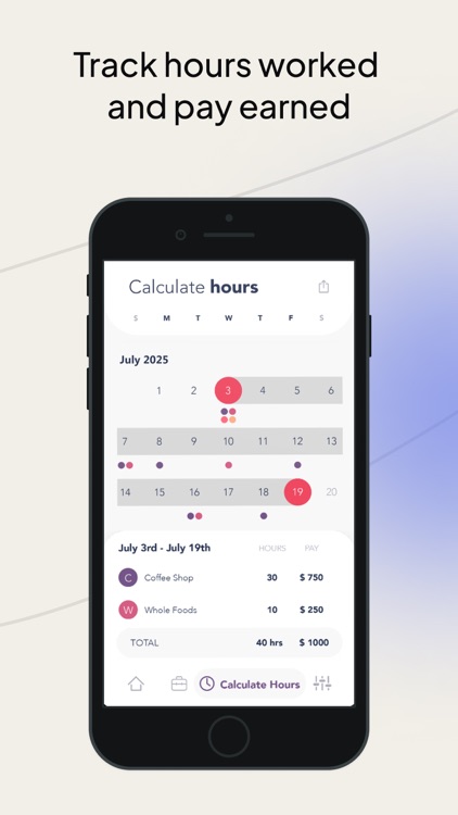 WorkTime: Shift Work Calendar