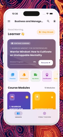 Business Fundamentals Course iPhone screenshot