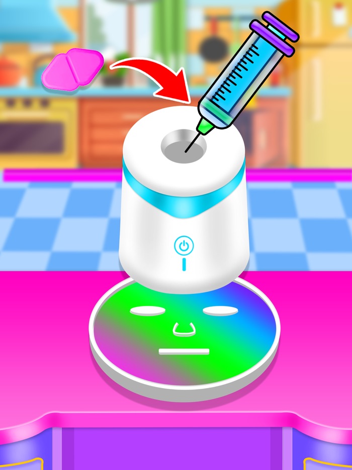 DIY Face Mask Girls Makeup 3D