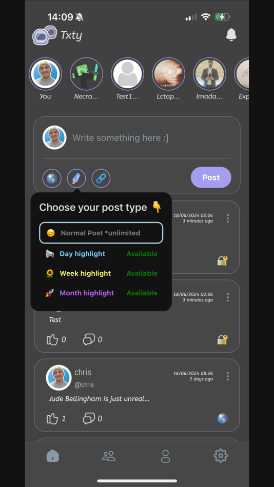 #4. Txty - text based socialising (iOS) 由: Splat Apps Ltd.