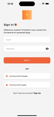 instant.site instant website Screenshot 1 of 6