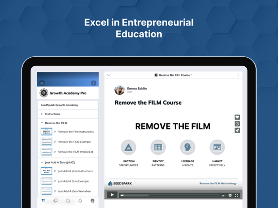 SEEDSPARK CoLAB iPad screenshot 2 - Social Networking app