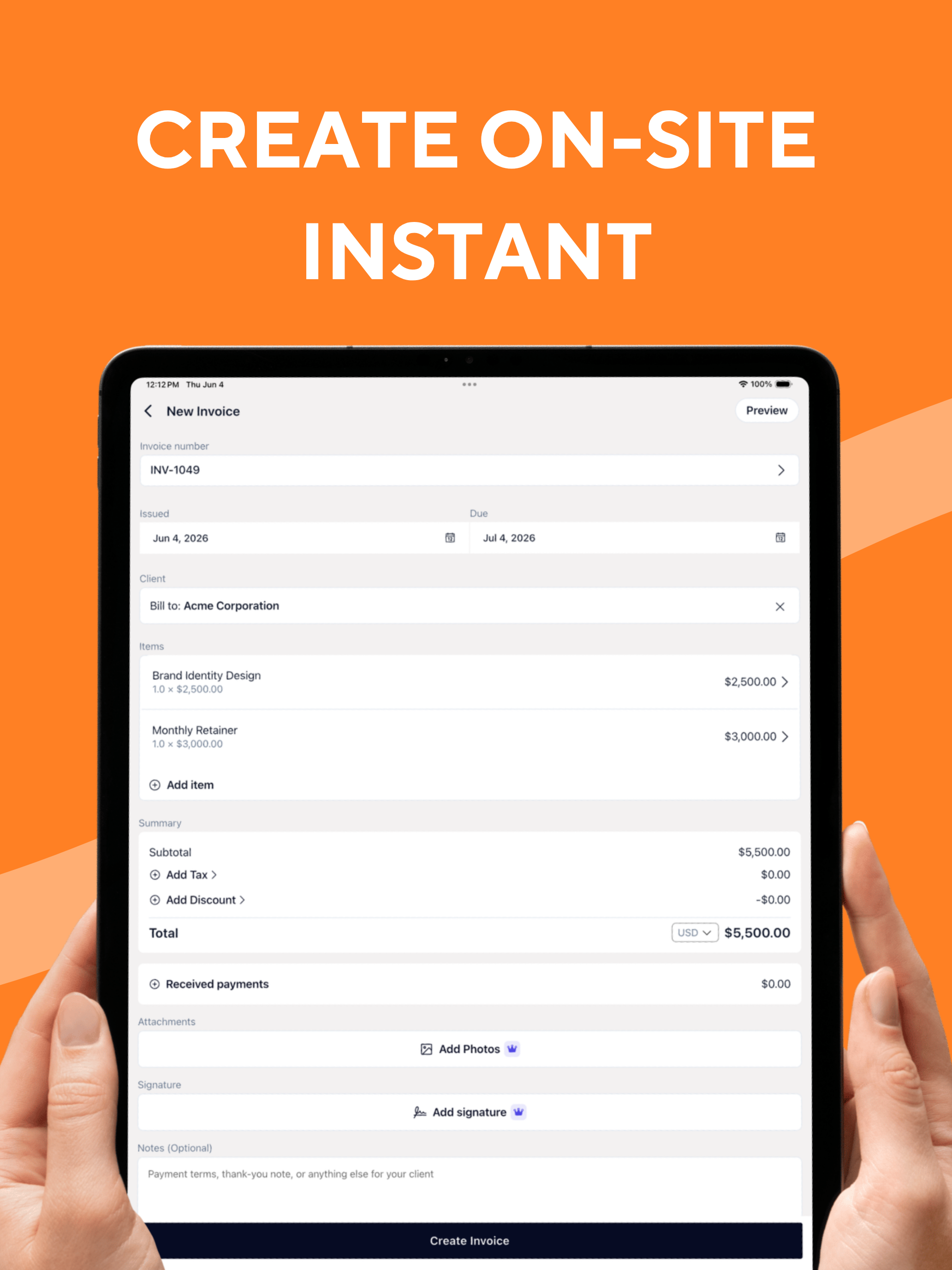 Invoice Maker & Estimates App screenshot 13
