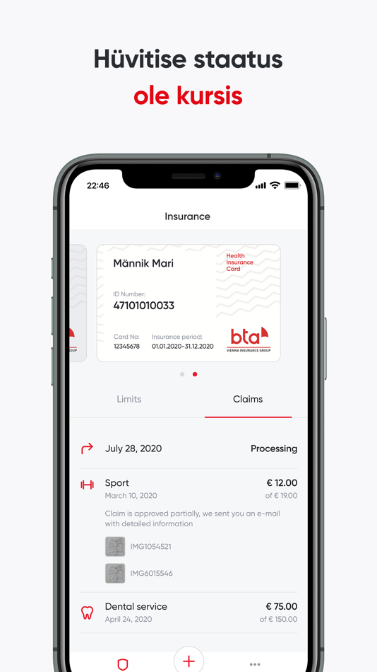 #5. Minu BTA (iOS) 由: BTA Baltic Insurance Company AAS