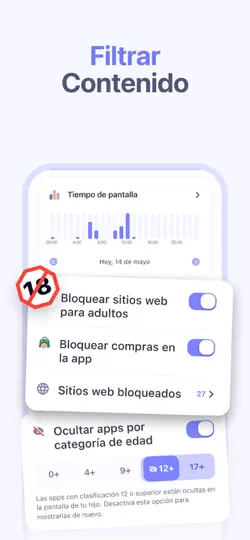 Captura de pantalla de Controles Parentales Y Bloqueo en iPhone 5
