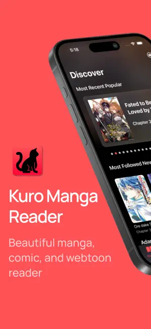 Kuro Manga Reader iPhone screenshot 1