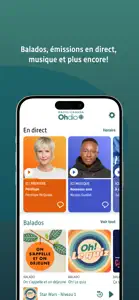 Radio-Canada OHdio screenshot #1 for iPhone