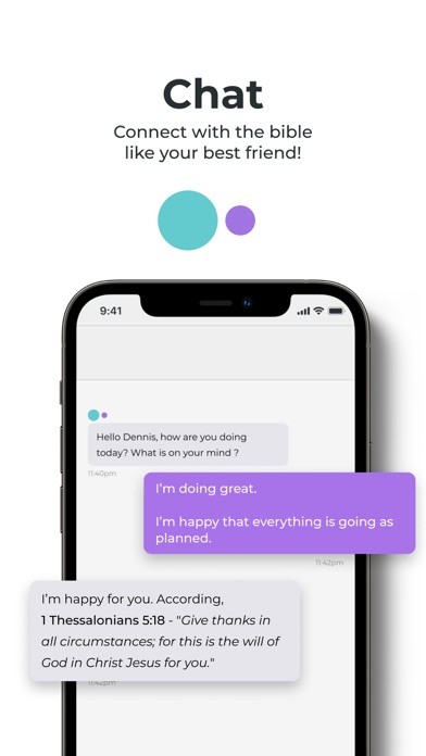 Bible Buddy - Chat about Faith Screenshot