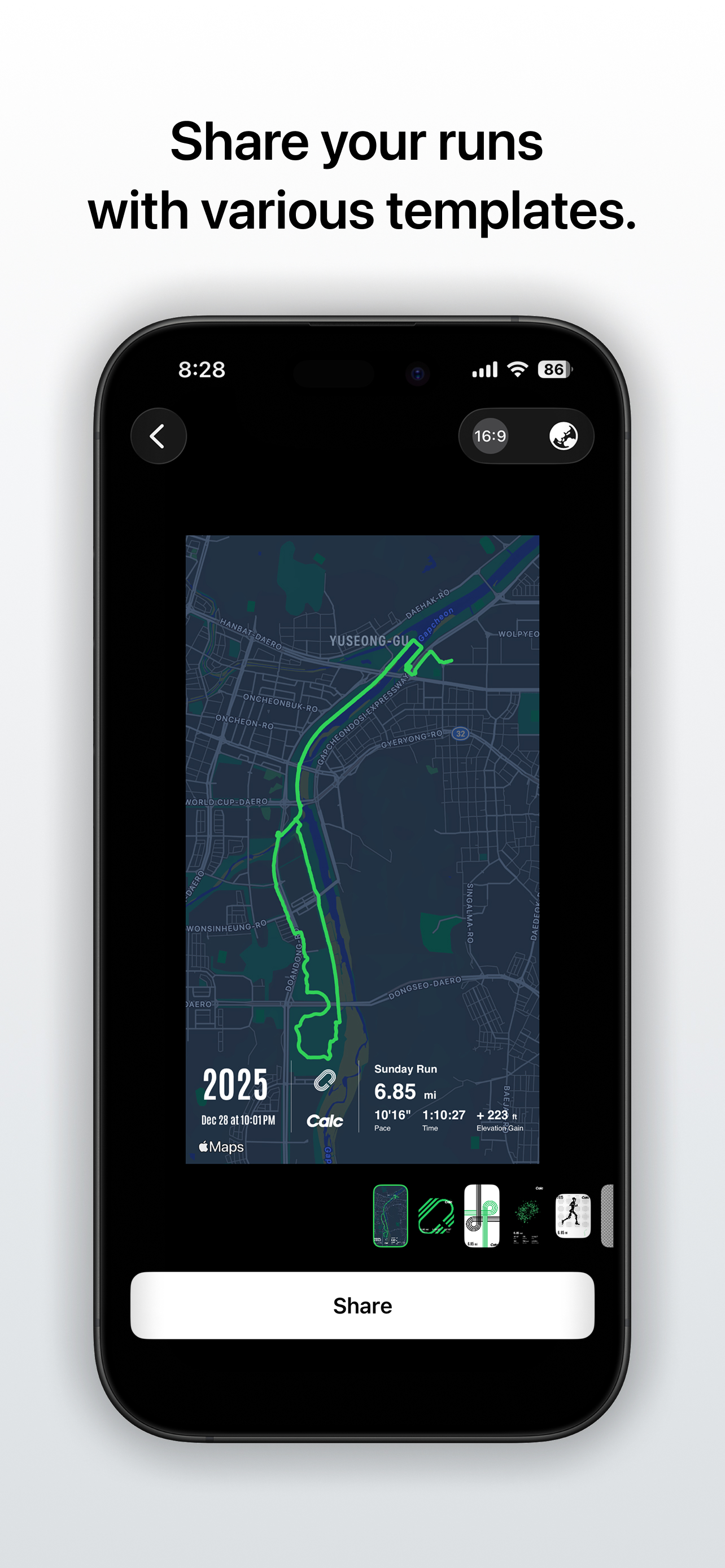 Calc Run: Running Tracker screenshot 8