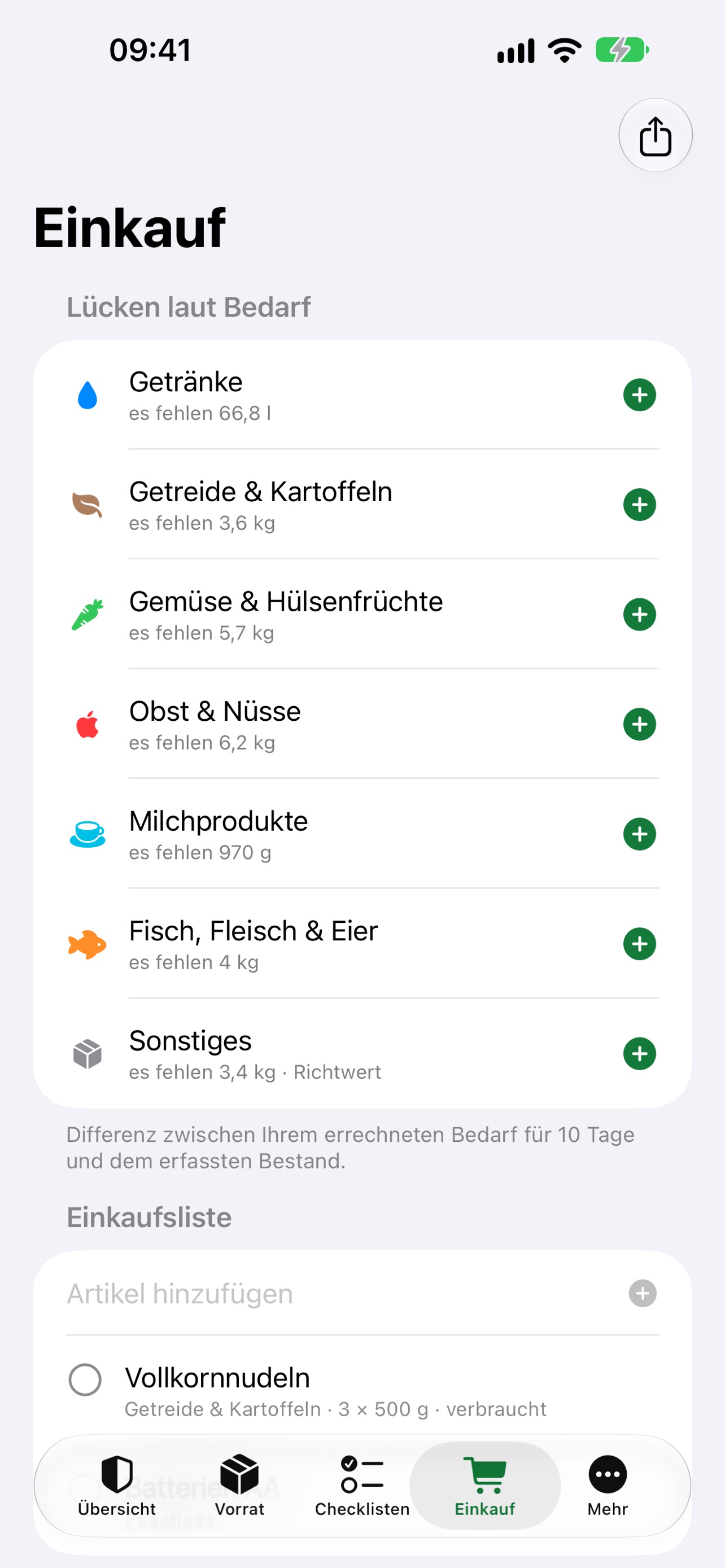 Screenshot 5 of Notvorrat – Notfallvorsorge