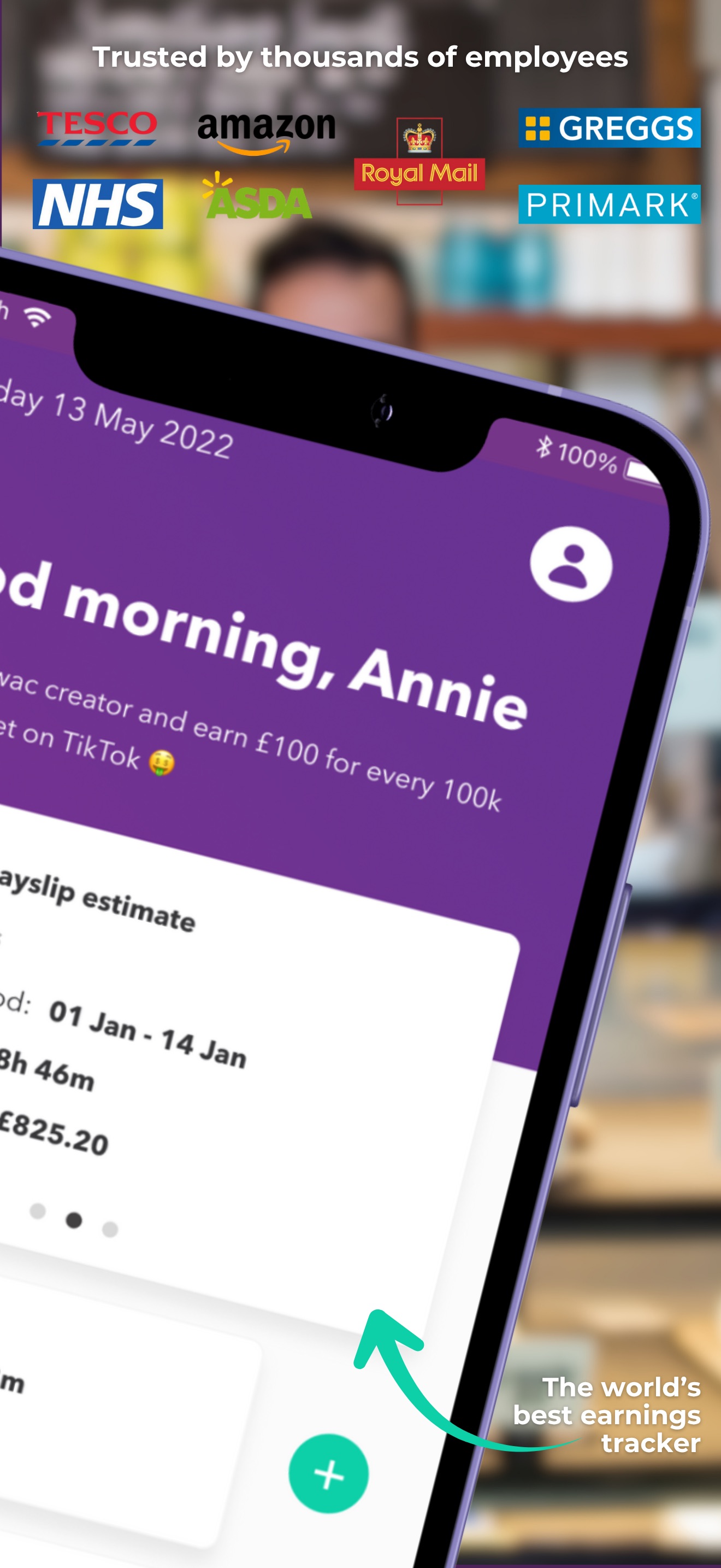 wac - shift & earnings tracker 스크린샷 2