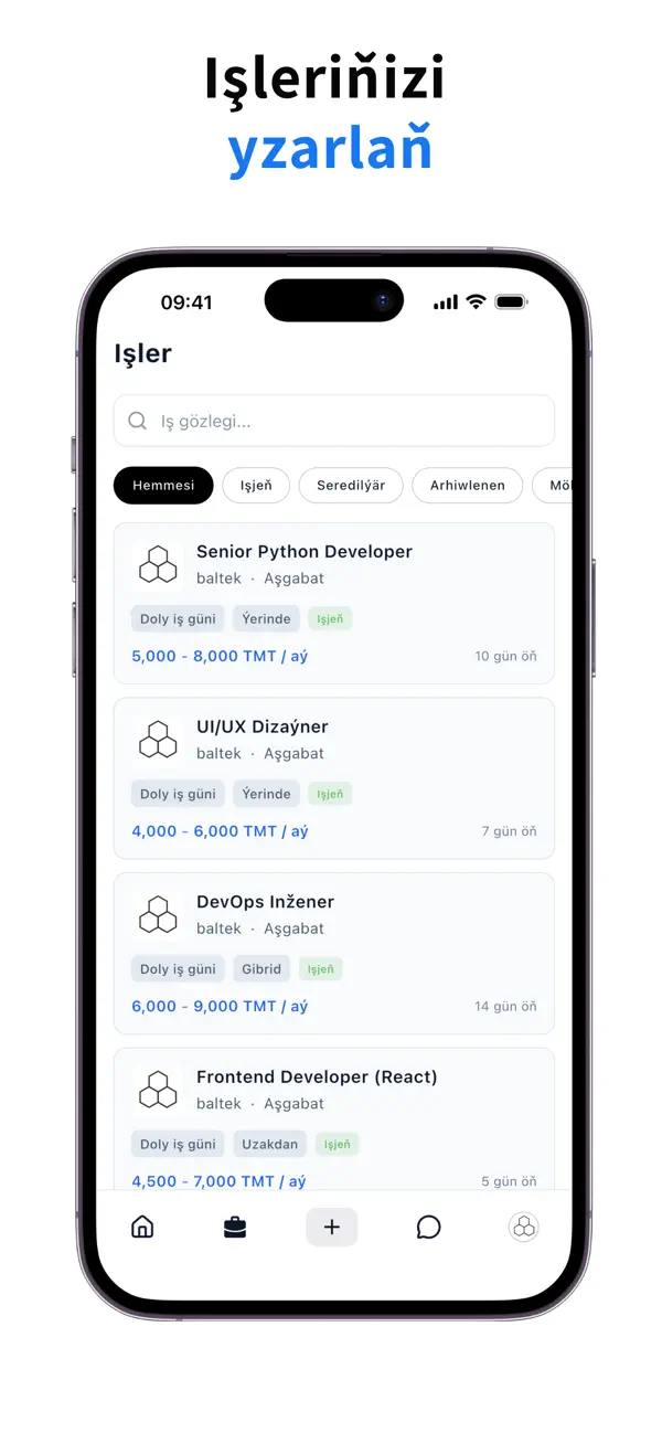 Screenshot #3 pour asman biznes: Işgär Tap