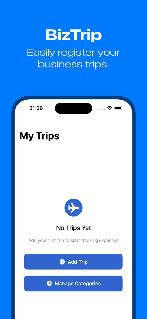 Screenshot #1 pour BizTrip