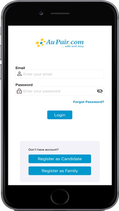 AuPair.com Screenshot