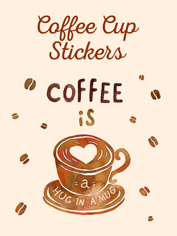 Screenshot #4 pour Coffee Cup Stickers Set