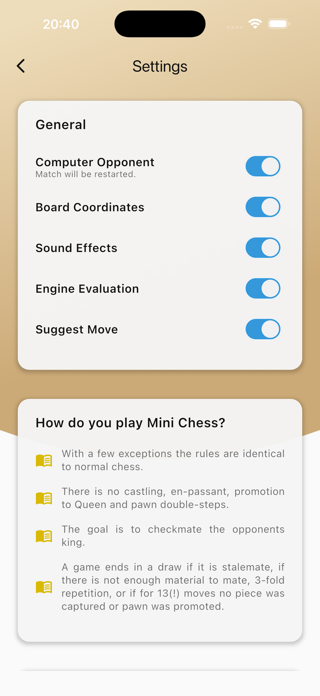 Mini Chess 5x4 Screenshot 8 of 8