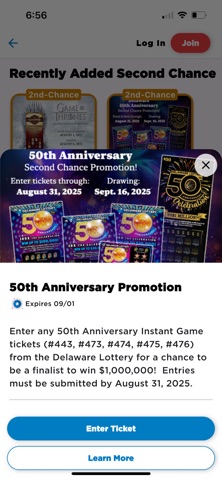 DE Lottery Players Club iPhone screenshot