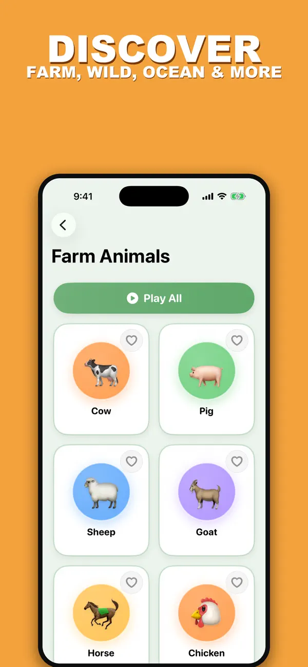 Screenshot #2 pour Animal Sounds for Kids Play