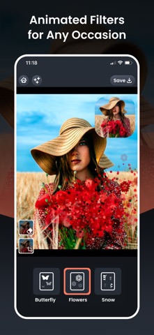 Picadelic AI Effects in Motion iPhone screenshot