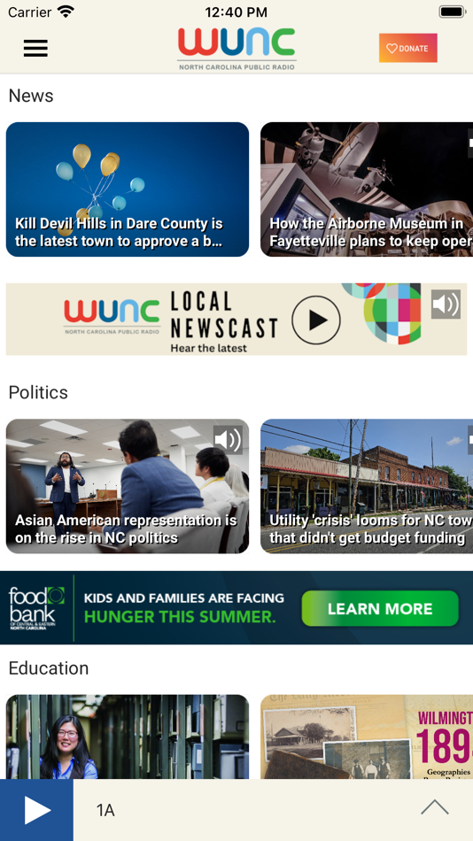 #2. WUNC (iOS) 由: University of North Carolina at Chapel Hill