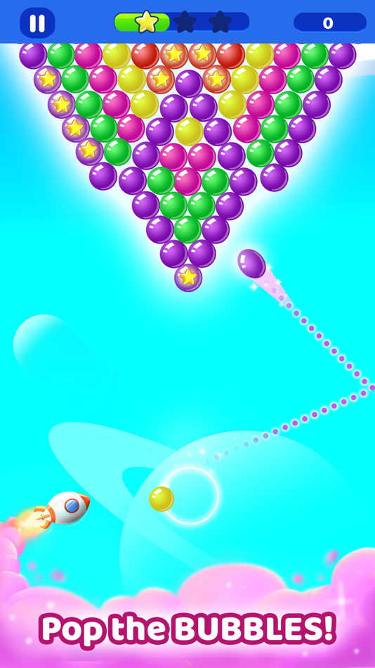 #1. Bubble Pop! Space Shooter Game (iOS) By: MadOverGames