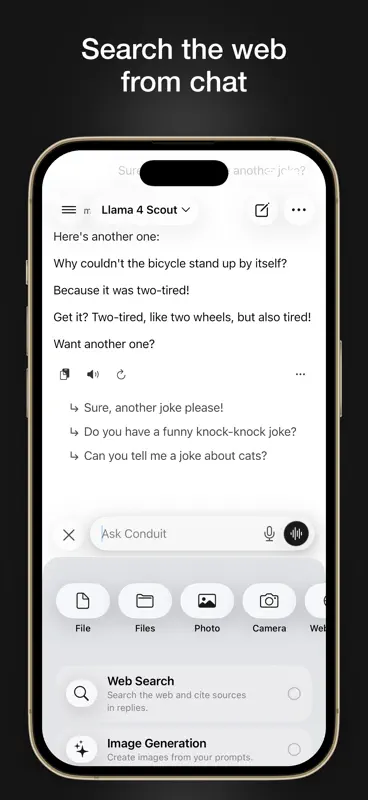 Conduit: Open WebUI & AI screenshot 5 of 10