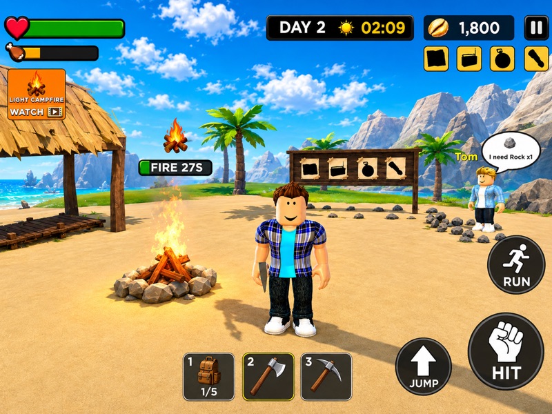 Nights Survival at Beach screenshot 9