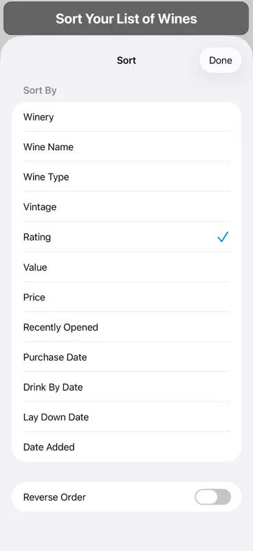 Home Wine Cellar screenshot 3 of 8