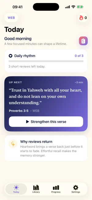 Heartword: Scripture Memory screenshot 2
