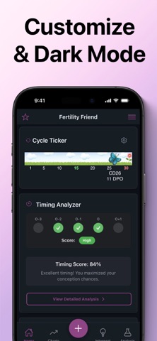 Fertility Friend FF Tracker iPhone screenshot