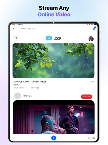 Castup: Big Screen View iPad screenshot