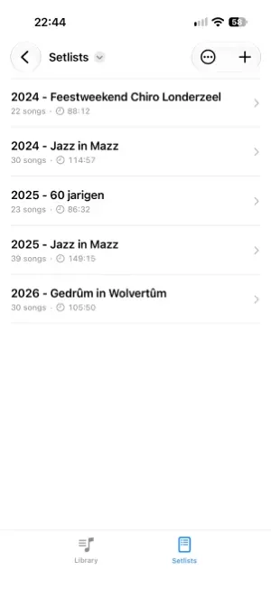 LeadSheets: Chords & Setlists screenshot 1