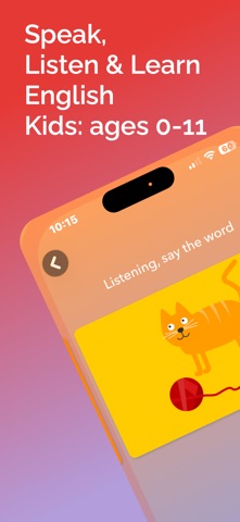 English for Kids: Learning app screenshot