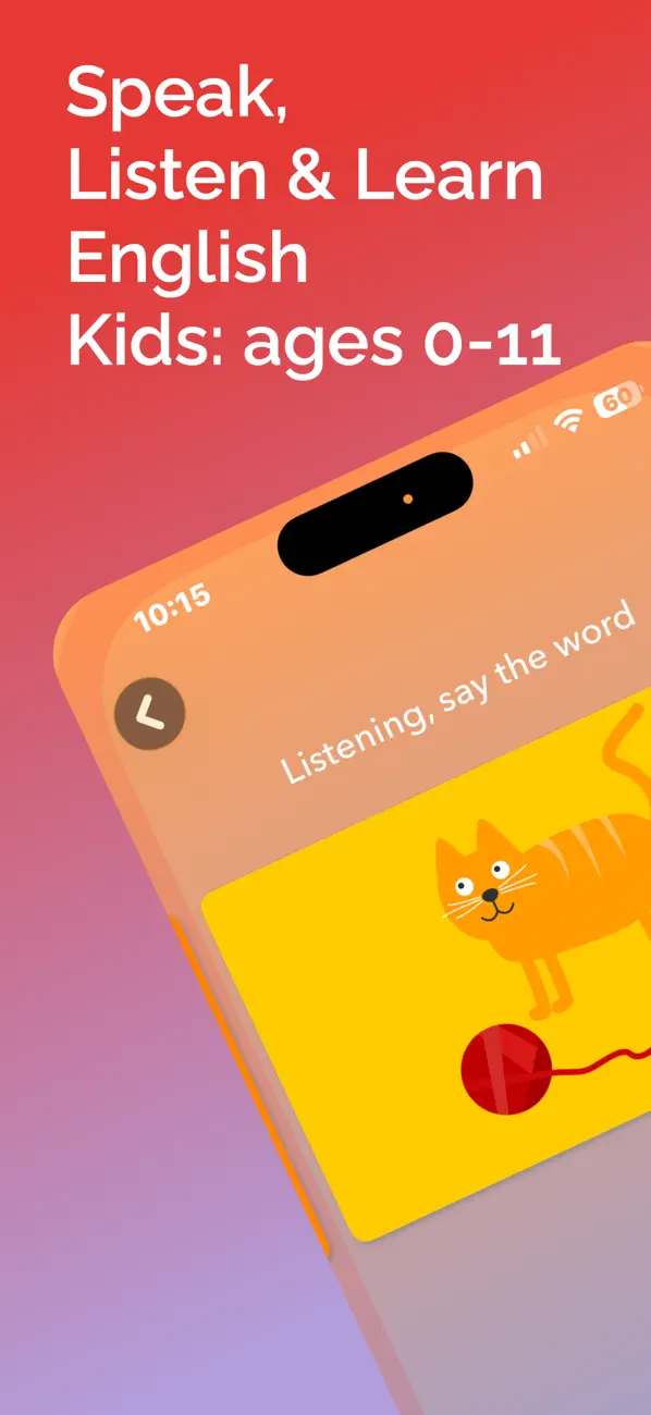 Screenshot #1 pour Anglais pour Enfants: Appris